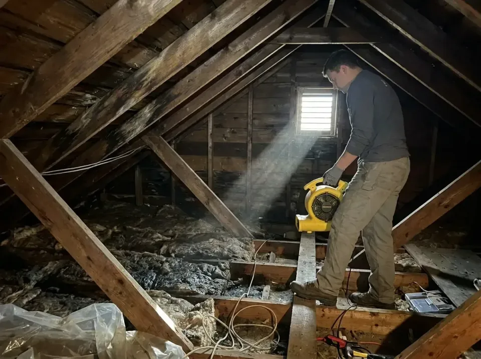 attic-water-damage-drying-proc-007 — frequently asked questions, Emergency Water Extraction & 24/7 Flood Response in Centere…